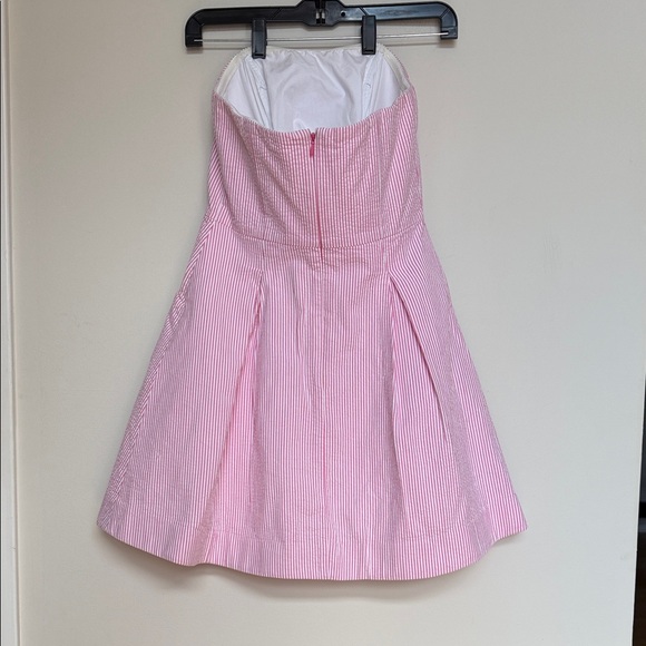 Lilly Pulitzer Seersucker Strapless Dress – Size 0 - Picture 3 of 4